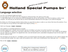 Tablet Screenshot of hspumps.nl